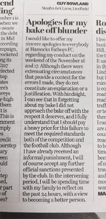 Simon O'Brien is an angry person in a local newspaper